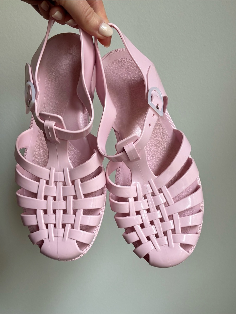 Plasticana Méduse jelly sandals pink size 40